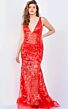 Jovani 60283 Floral Sequin Dress