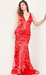 Jovani 60283 Floral Sequin Dress