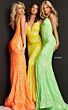 Jovani 3263 V-Back Embellished Dress