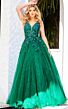 Jovani 02840 Floral Bodice Dress