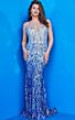 Jovani 06450 Backless Sequin Dress