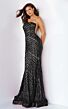 Jovani 06017 One Shoulder Geometric Dress