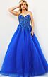 Jovani 07946 Beaded Bodice Strapless Dress