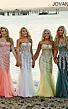 Jovani 5908 Godet Skirt Corset Top Dress