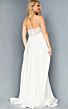 Jovani JVN07648 Strapless Sweetheart with Overskirt Dress