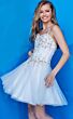 Jovani K62532 Basque Waist Short Dress