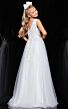 Jovani K00367 V-Neck Embroidered Formal Dress