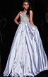 Jovani K66689 Pleated Skirt Strapless Prom Dress