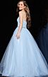 Jovani K66712 Lace-Up Back Long Party Dress