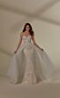 Mori Lee 4123 Megan Strapless Sweetheart Lace Wedding Dress