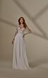Mori Lee 4127 Morgan Detachable Sleeve Lace Train Bridal Dress