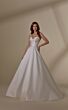Mori Lee 4131 Mckenna Back Peplum Strapless Sweetheart Bridal Gown