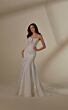 Mori Lee 4132 Miranda Sheer Bodice Spaghetti Straps Bridal Gown