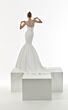 Mori Lee 1222 Nastasia Corset Bodice Cowl Neck Wedding Dress