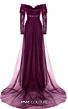 MNM Couture B1141 Long Lace Sleeve A-Line Black Dress