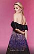 MNM Couture B1009 Long Train Off The Shoulder Embellished Dress