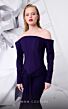 MNM Couture B1112 Basque Waist Off The Shoulder Corset Dress