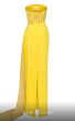 MNM Couture B1116 Side Overskirt Strapless Glitter Dress