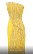 MNM Couture B1116 Side Overskirt Strapless Glitter Dress