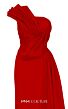MNM Couture B1130 Side Tail Draped Top Strapless Dress