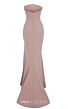 MNM Couture B1171 Strapless Column Draped Skirt Dress