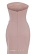 MNM Couture B1171 Strapless Column Draped Skirt Dress