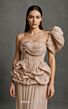 MNM Couture B1181 A-Line One-Shoulder Ruffle Dress