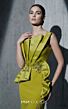 MNM Couture B1188 Pleated Asymmetric Neck Column Dress