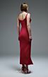 MNM Couture E0109 Slim Strap Peek-A-Boo Neck Red Dress