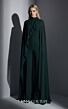 MNM Couture E0143 Corset Bodice Chiffon High Neck Jumpsuit