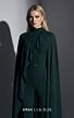 MNM Couture E0143 Corset Bodice Chiffon High Neck Jumpsuit