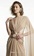 MNM Couture E0160 Asymmetric Sleeve Chiffon Knot Dress