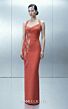 MNM Couture E0164 Cross Back Removable Cape Coral Dress