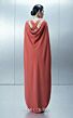 MNM Couture E0164 Cross Back Removable Cape Coral Dress