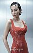 MNM Couture E0164 Cross Back Removable Cape Coral Dress