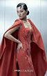 MNM Couture E0164 Cross Back Removable Cape Coral Dress