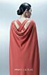 MNM Couture E0164 Cross Back Removable Cape Coral Dress
