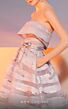 MNM Couture E0006 Long Train Belted Waist Strapless Dress