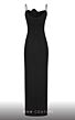 MNM Couture E0039 Spaghetti Straps Embellished Dress