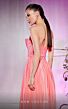MNM Couture E0045 Spaghetti Straps Pleated Metallic Dress
