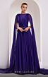 MNM Couture E0061 Floor-Length Sleeves Bateau Neckline Dress