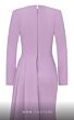 MNM Couture E0073 Panel Train Long Sleeve Bateau Neck Dress