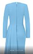MNM Couture E0073 Panel Train Long Sleeve Bateau Neck Dress