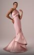MNM Couture E0083 One Shoulder Mermaid Silhouette Dress