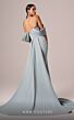 MNM Couture E0085 Panel Train Off The Shoulder Dress
