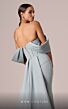 MNM Couture E0085 Panel Train Off The Shoulder Dress