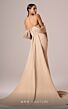 MNM Couture E0085 Panel Train Off The Shoulder Dress