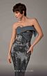 MNM Couture E0087 Watteau Train Strapless Embroidered Dress