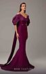 MNM Couture E0088 Watteau Train Off The Shoulder Dress