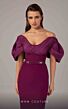 MNM Couture E0088 Watteau Train Off The Shoulder Dress